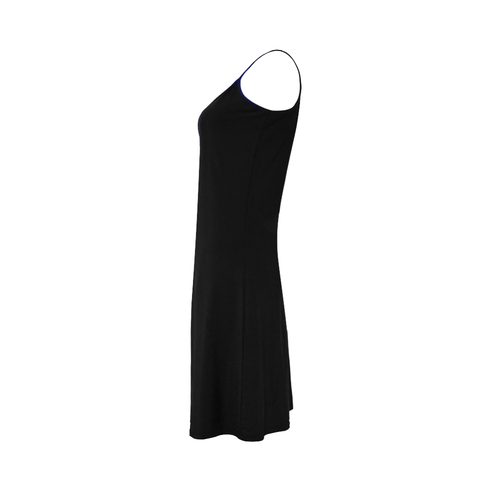 Black and blue Alcestis Slip Dress (Model D05)