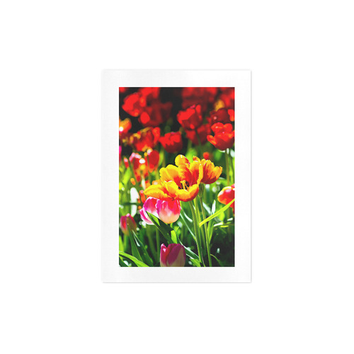 Tulip Flower Colorful Beautiful Spring Floral Art Print 7‘’x10‘’