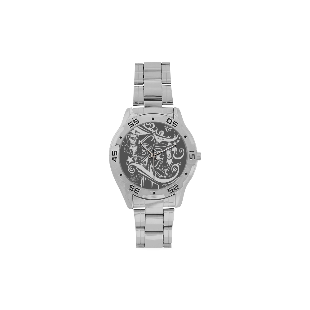 Zodiac - Gemini Men's Stainless Steel Analog Watch(Model 108)