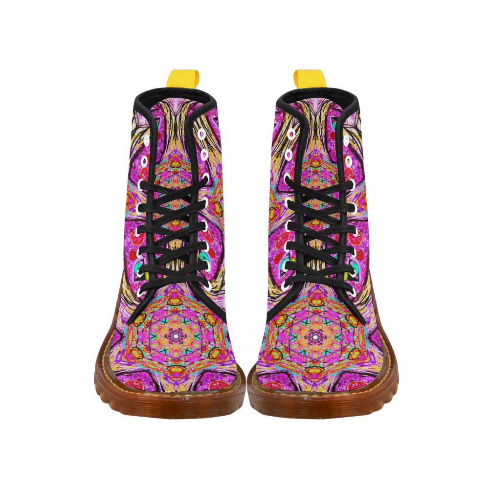 Sacred Geometry "Avatar" by MAR from Thleudron Martin Boots For Women Model 1203H