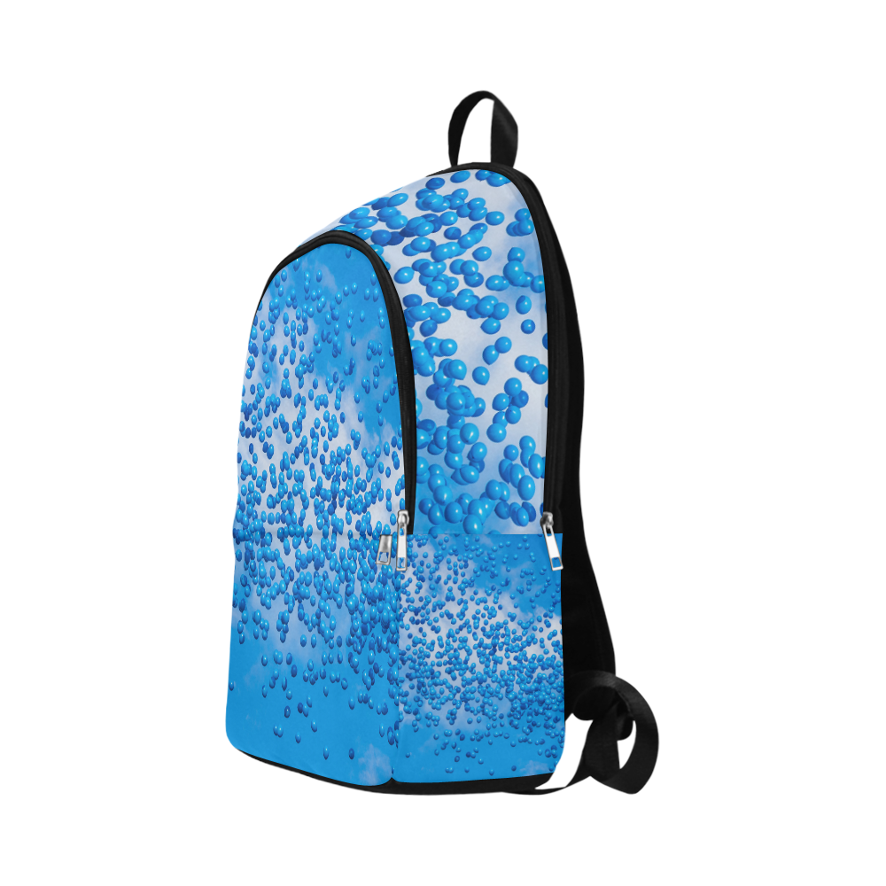 Blue Toy Balloons Flight Air Sky Dream Fabric Backpack for Adult (Model 1659)