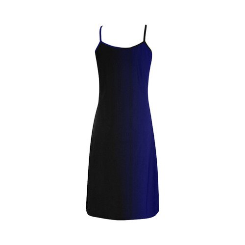 Black and blue Alcestis Slip Dress (Model D05)