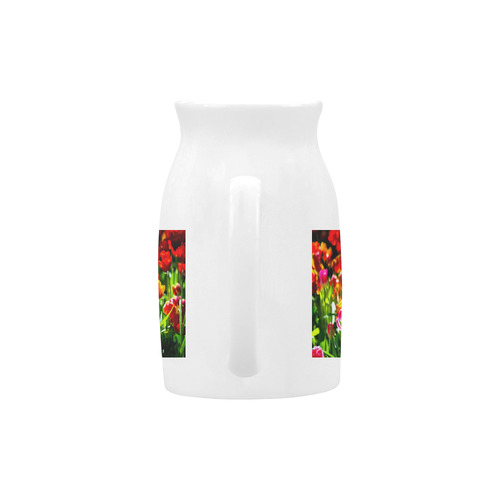 Tulip Flower Colorful Beautiful Spring Floral Milk Cup (Large) 450ml
