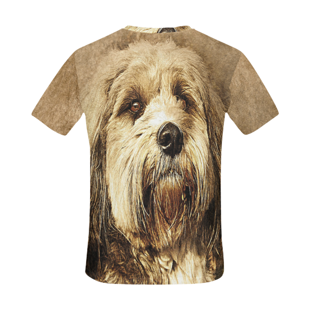 Darling Dogs 8 All Over Print T-Shirt for Men (USA Size) (Model T40)