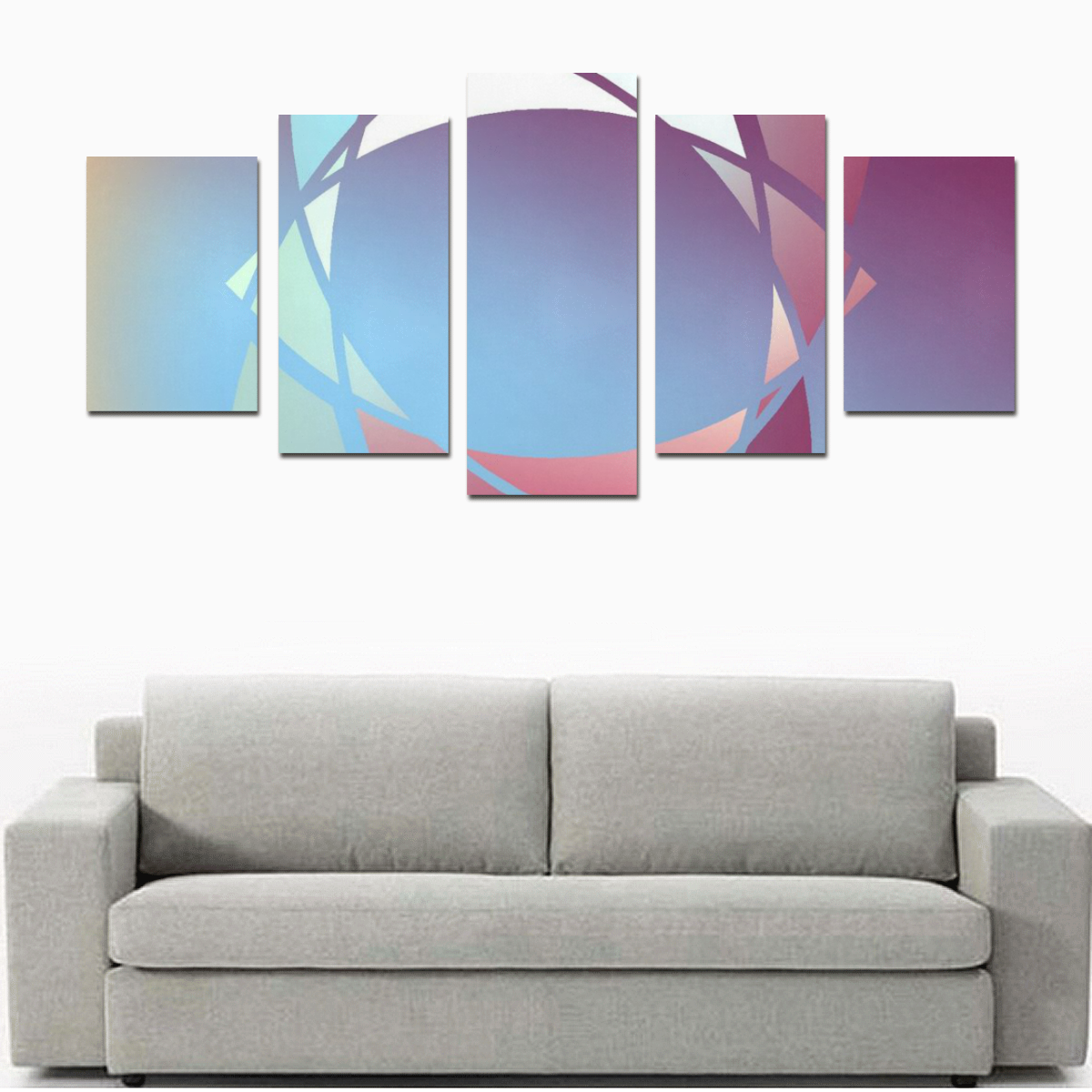 Colors and Emotions 5 by FeelGood Canvas Print Sets D (No Frame)