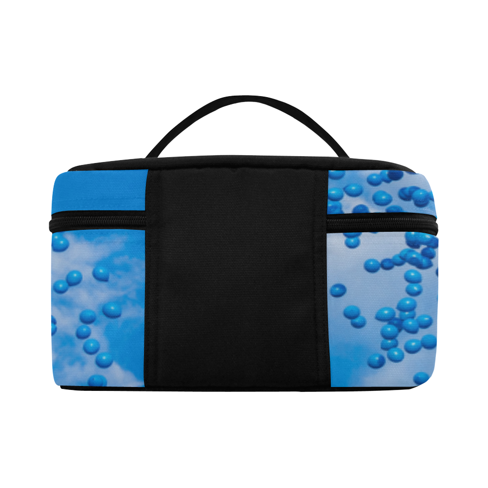 Blue Toy Balloons Flight Air Sky Atmosphere Cool Cosmetic Bag/Large (Model 1658)