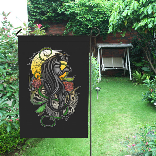 Panther Garden Flag 12‘’x18‘’（Without Flagpole）