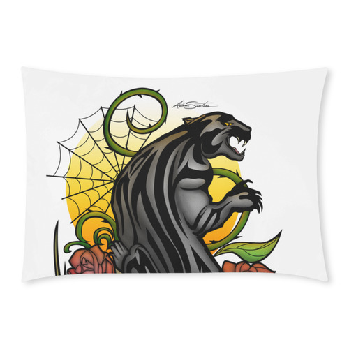 Panther Custom Rectangle Pillow Case 20x30 (One Side)