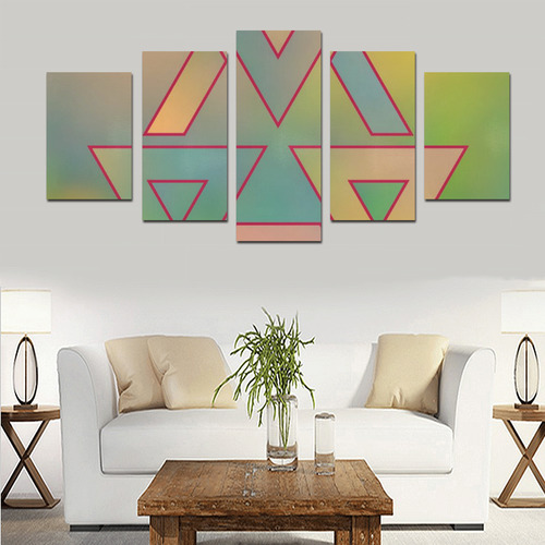 Colors and Emotions 6 by FeelGood Canvas Print Sets D (No Frame)