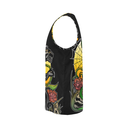 Panther All Over Print Tank Top for Men (Model T43)
