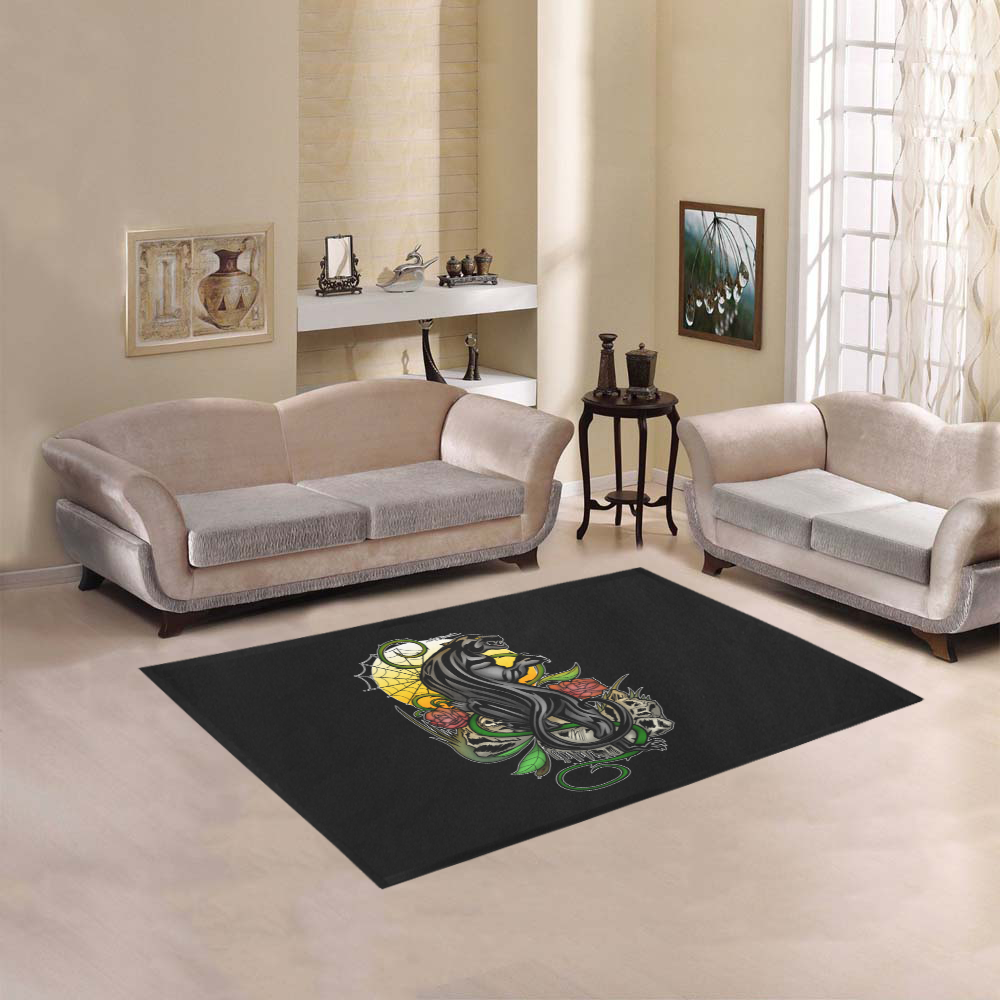 Panther Area Rug 5'3''x4'