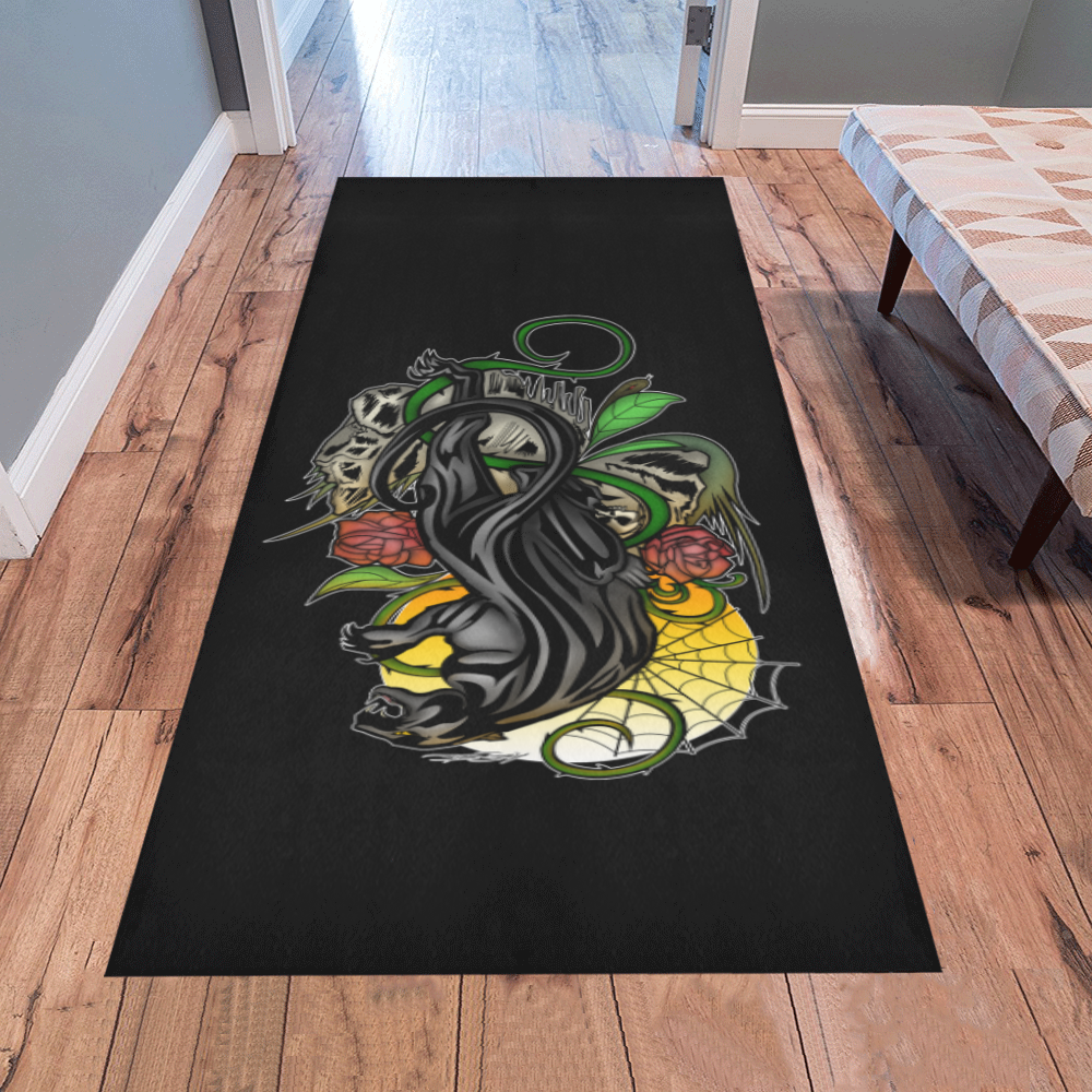 Panther Area Rug 7'x3'3''