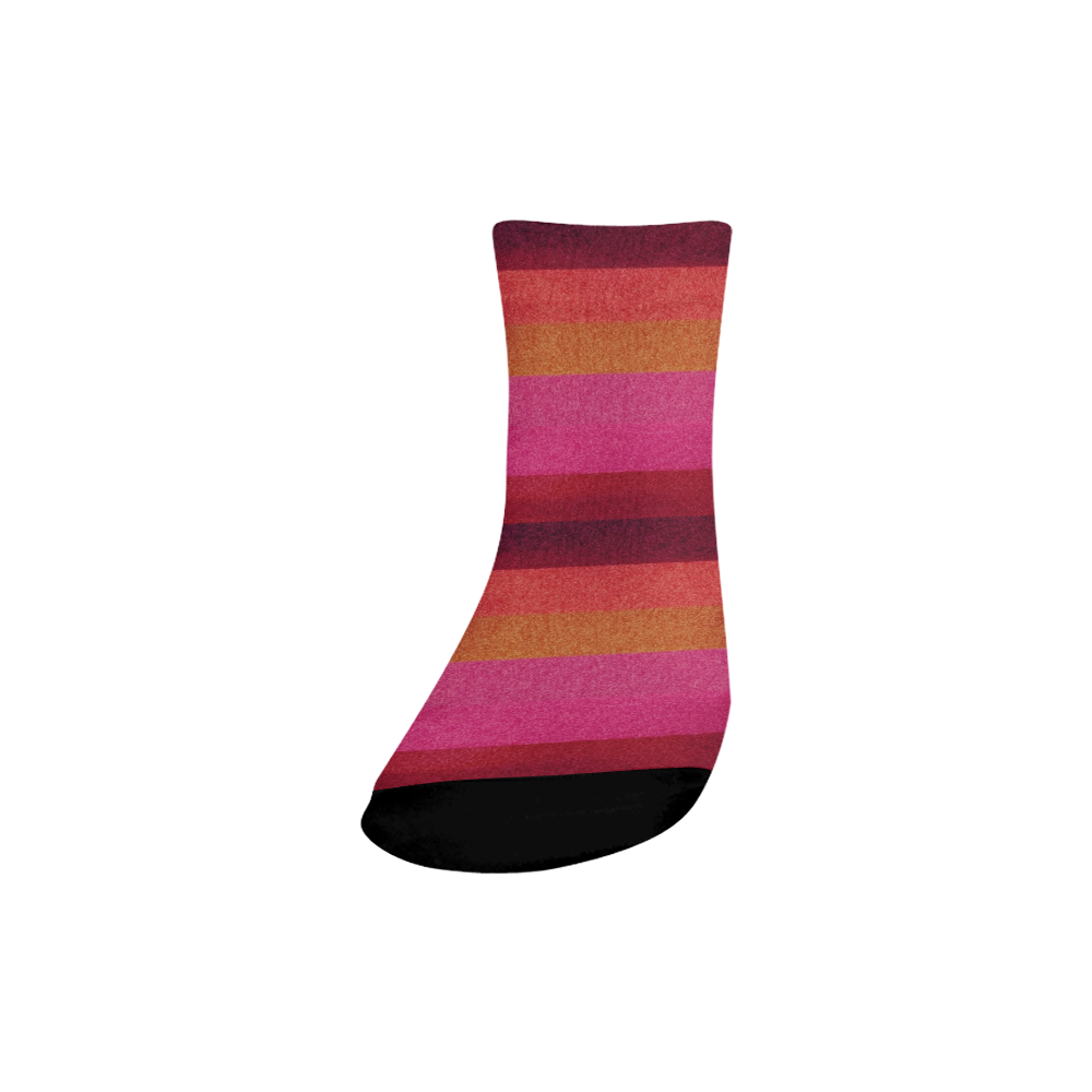 Stripesoffall-annabellerockz-socks Quarter Socks