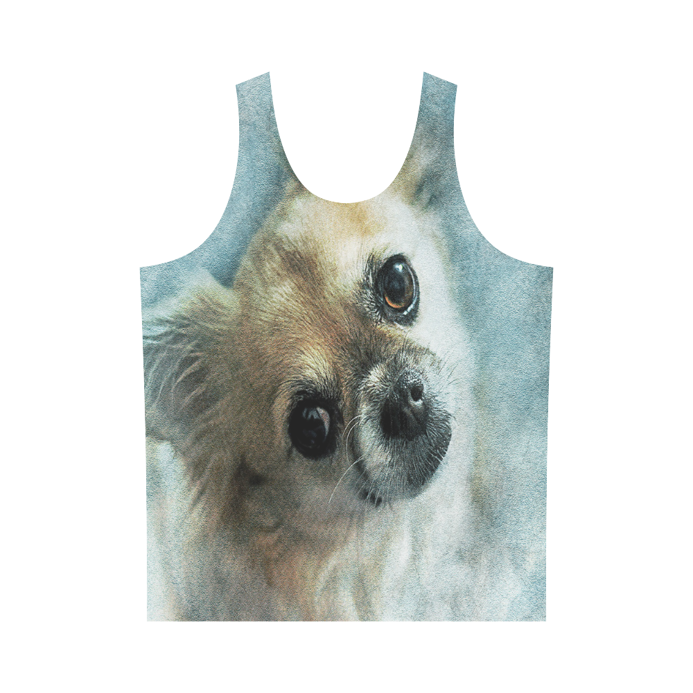 Darling Dogs 6 All Over Print Tank Top for Men (Model T43)