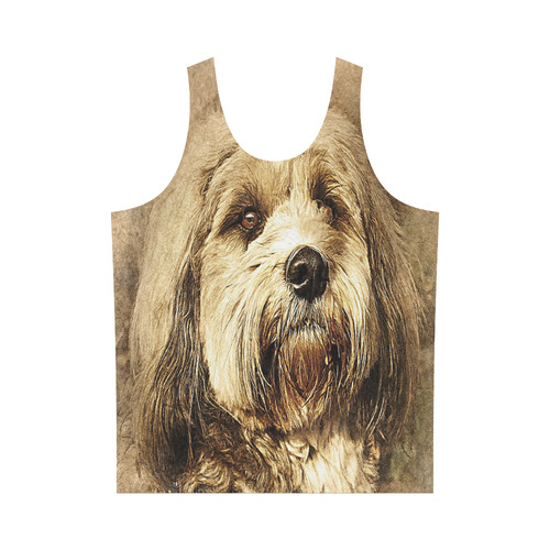 Darling Dogs 8 All Over Print Tank Top for Men (Model T43)