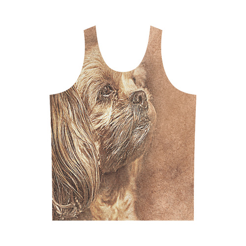 Darling Dogs 9 All Over Print Tank Top for Men (Model T43)
