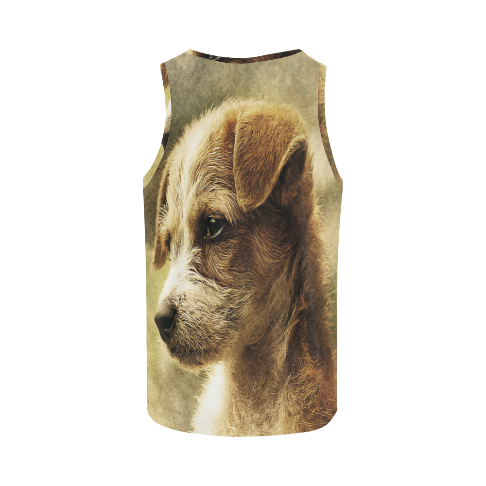 Darling Dogs 3 All Over Print Tank Top for Men (Model T43)