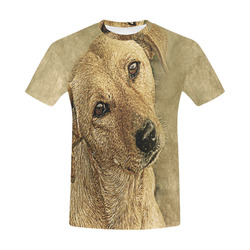 Darling Dogs 1 All Over Print T-Shirt for Men (USA Size) (Model T40)