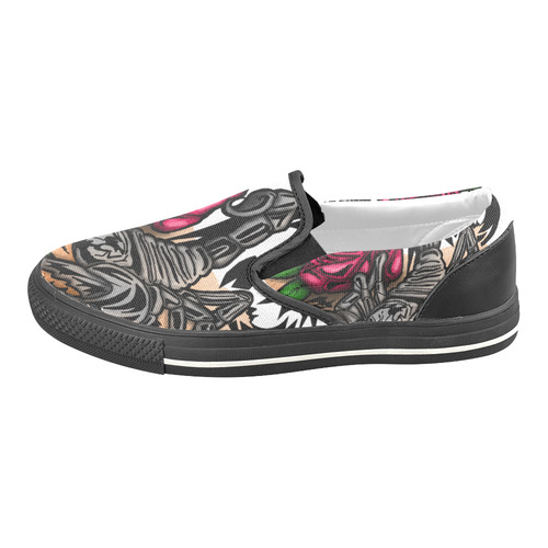Zodiac - Scorpio Slip-on Canvas Shoes for Kid (Model 019)