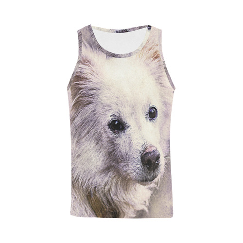 Darling Dogs 5 All Over Print Tank Top for Men (Model T43)