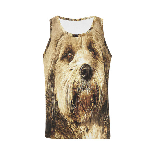 Darling Dogs 8 All Over Print Tank Top for Men (Model T43)