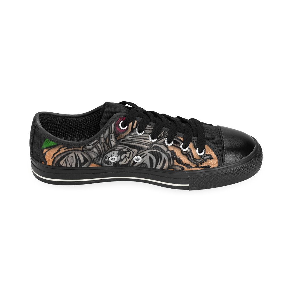 Zodiac - Scorpio Low Top Canvas Shoes for Kid (Model 018)