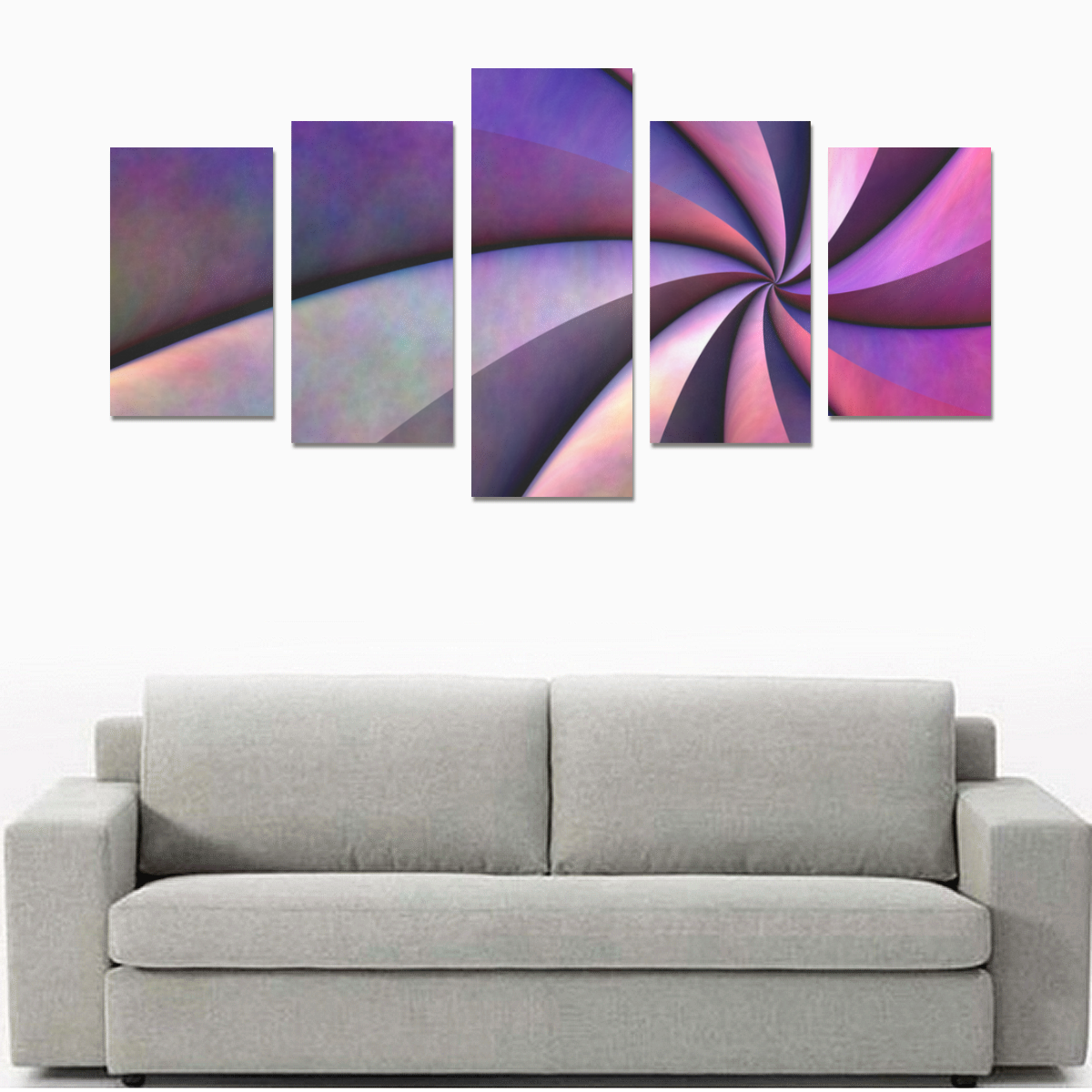 Spiraling In Canvas Print Sets C (No Frame)