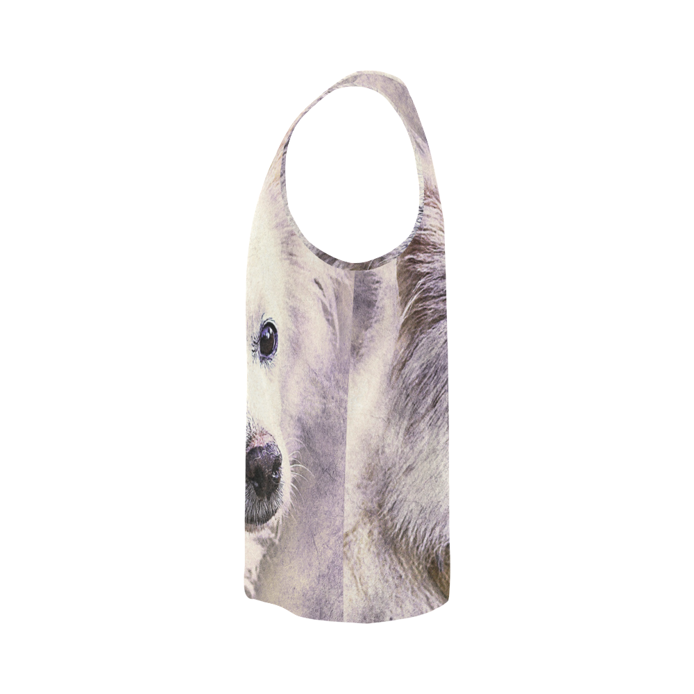 Darling Dogs 5 All Over Print Tank Top for Men (Model T43)