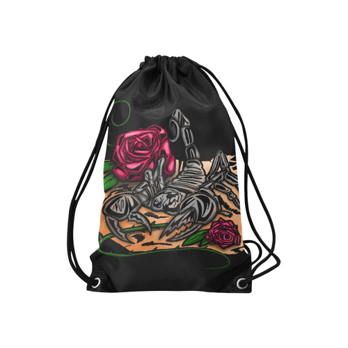 Zodiac - Scorpio Small Drawstring Bag Model 1604 (Twin Sides) 11"(W) * 17.7"(H)