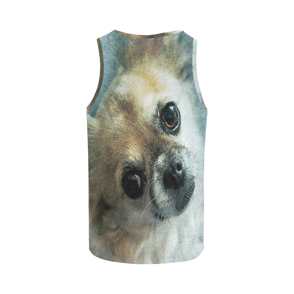 Darling Dogs 6 All Over Print Tank Top for Men (Model T43)