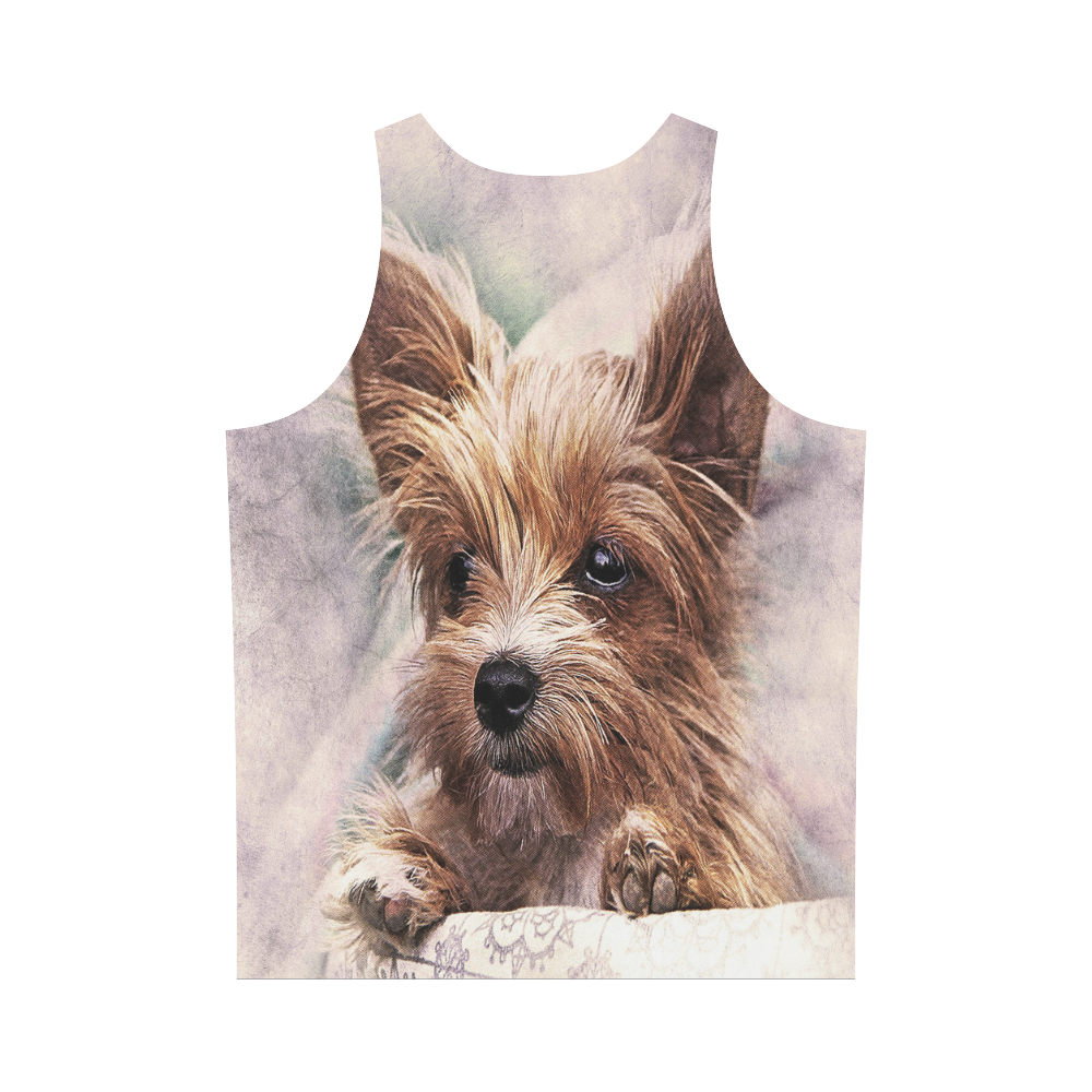 Darling Dogs 4 All Over Print Tank Top for Men (Model T43)
