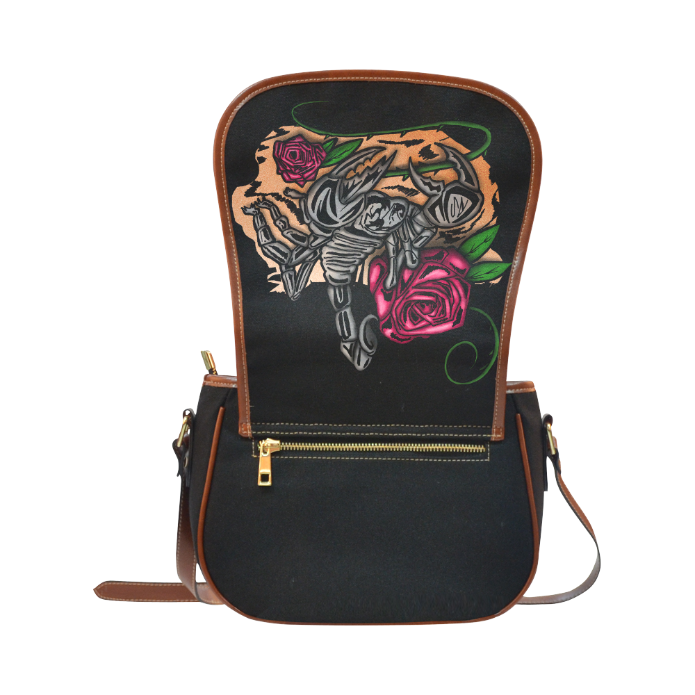 Zodiac - Scorpio Saddle Bag/Small (Model 1649)(Flap Customization)