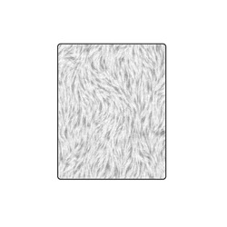 White Fur Blanket 40"x50"
