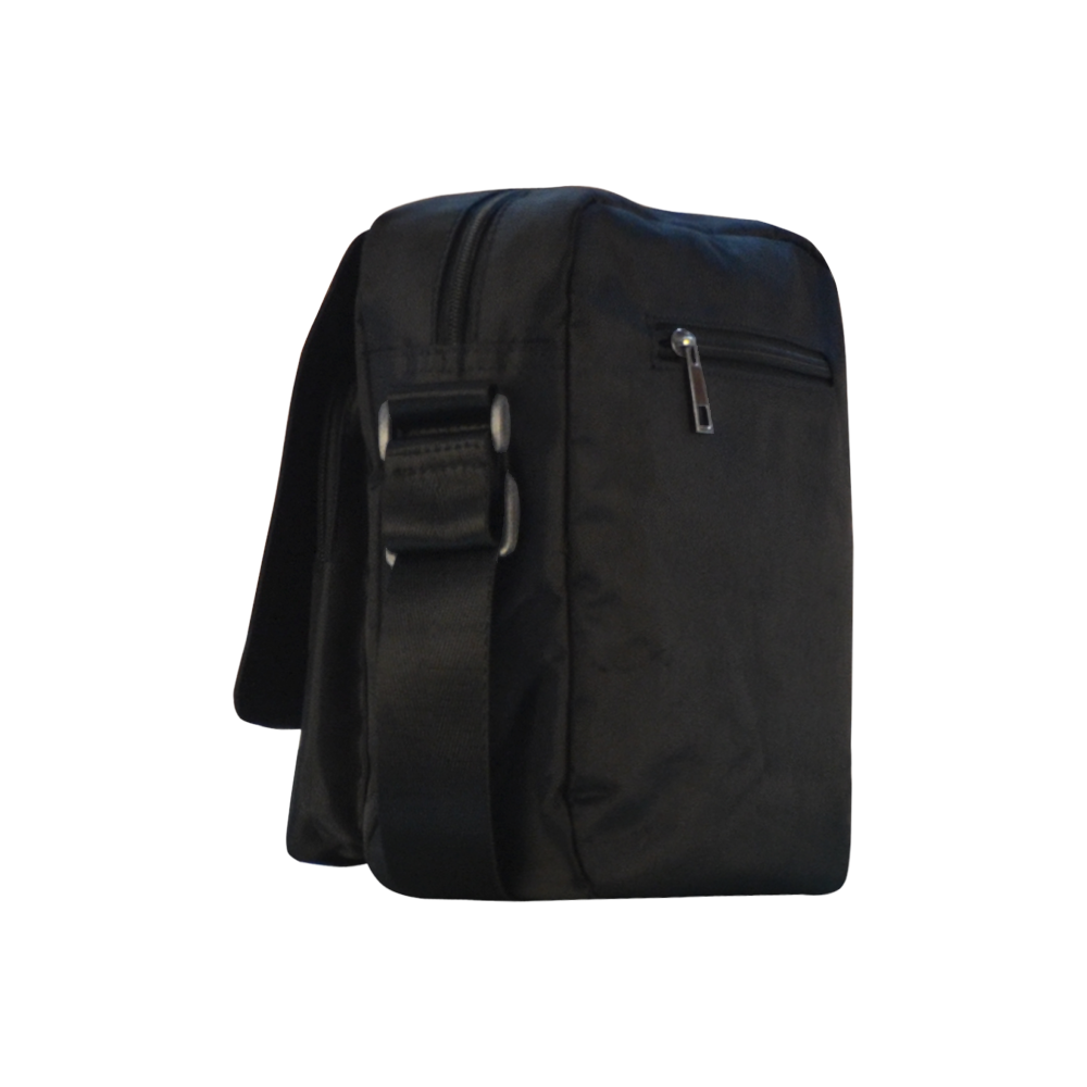 Friendly Houndstooth Pattern,black  by FeelGood Crossbody Nylon Bags (Model 1633)