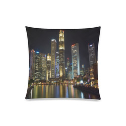 Singapore Reflections Custom Zippered Pillow Case 20"x20"(Twin Sides)