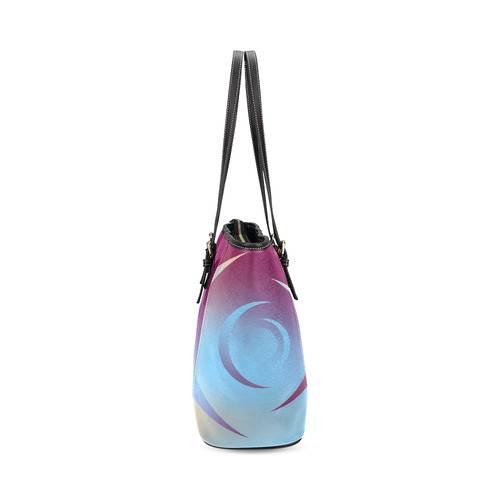 Colors and Emotions 3 by FeelGood Leather Tote Bag/Small (Model 1640)