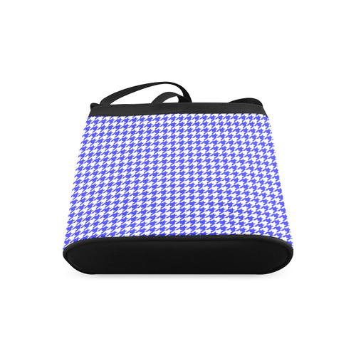 Friendly Houndstooth Pattern,blue by FeelGood Crossbody Bags (Model 1613)