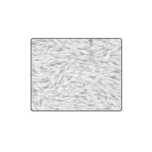 White Fur Blanket 40"x50"