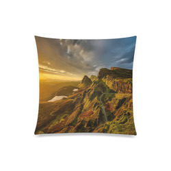Hills Of Scotland Custom Zippered Pillow Case 20"x20"(Twin Sides)