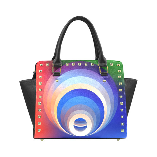 Colors and Emotions 2 by FeelGood Rivet Shoulder Handbag (Model 1645)
