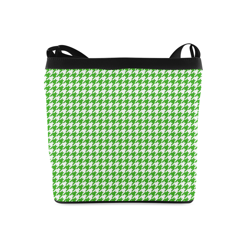 Friendly Houndstooth Pattern,green by FeelGood Crossbody Bags (Model 1613)