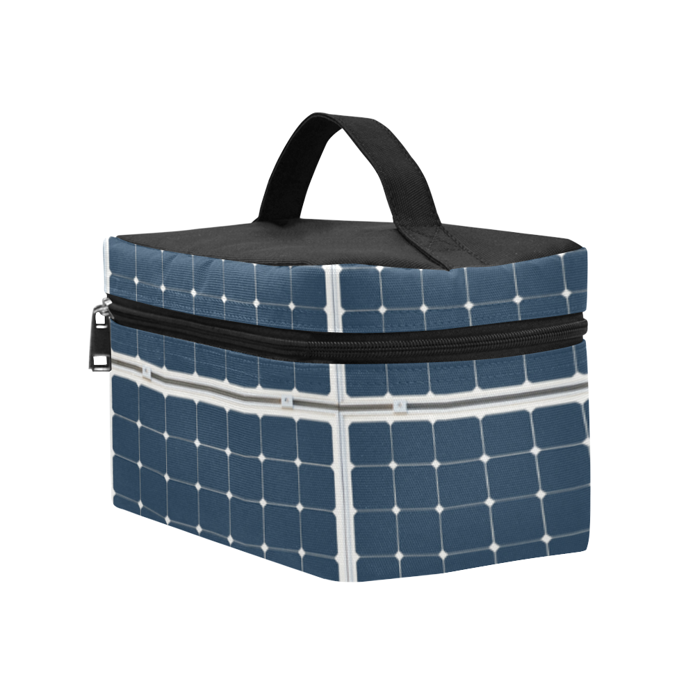 Solar Technology Power Panel Battery Photovoltaic Cosmetic Bag/Large (Model 1658)