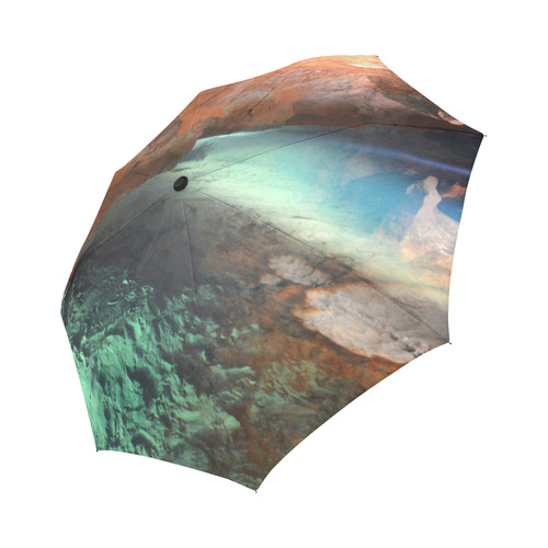 家居A water pool in River Cave Auto-Foldable Umbrella (Model U04)