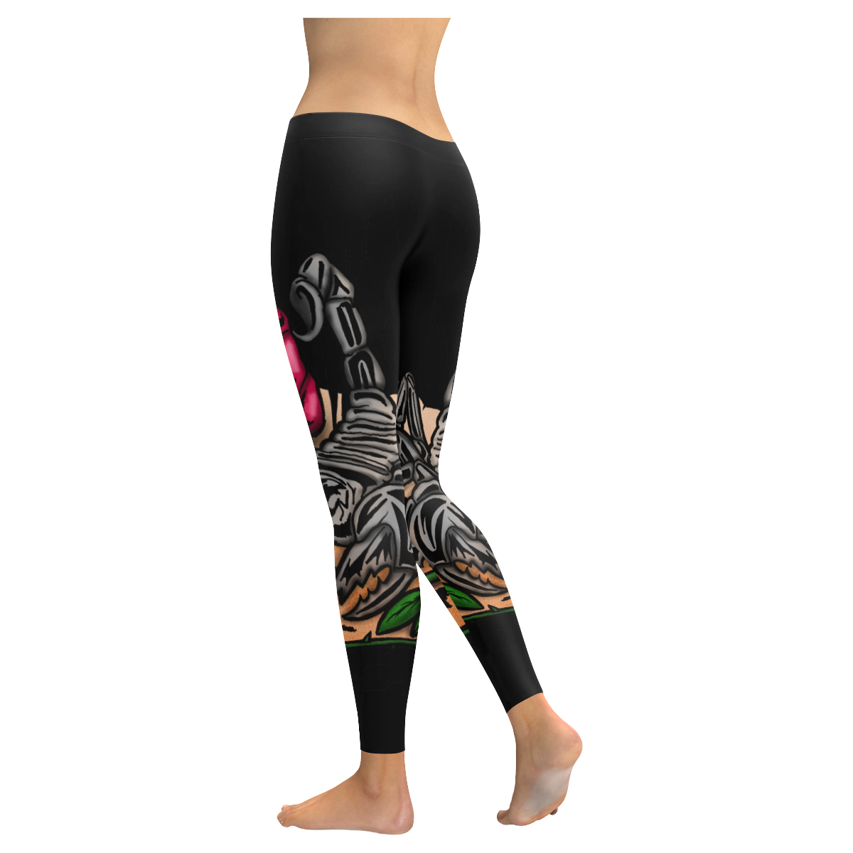 Zodiac - Scorpio Women's Low Rise Leggings (Invisible Stitch) (Model L05)