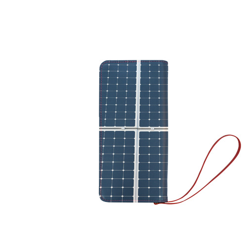 Solar Technology Power Panel Battery Energy Cell Women's Clutch Wallet (Model 1637)