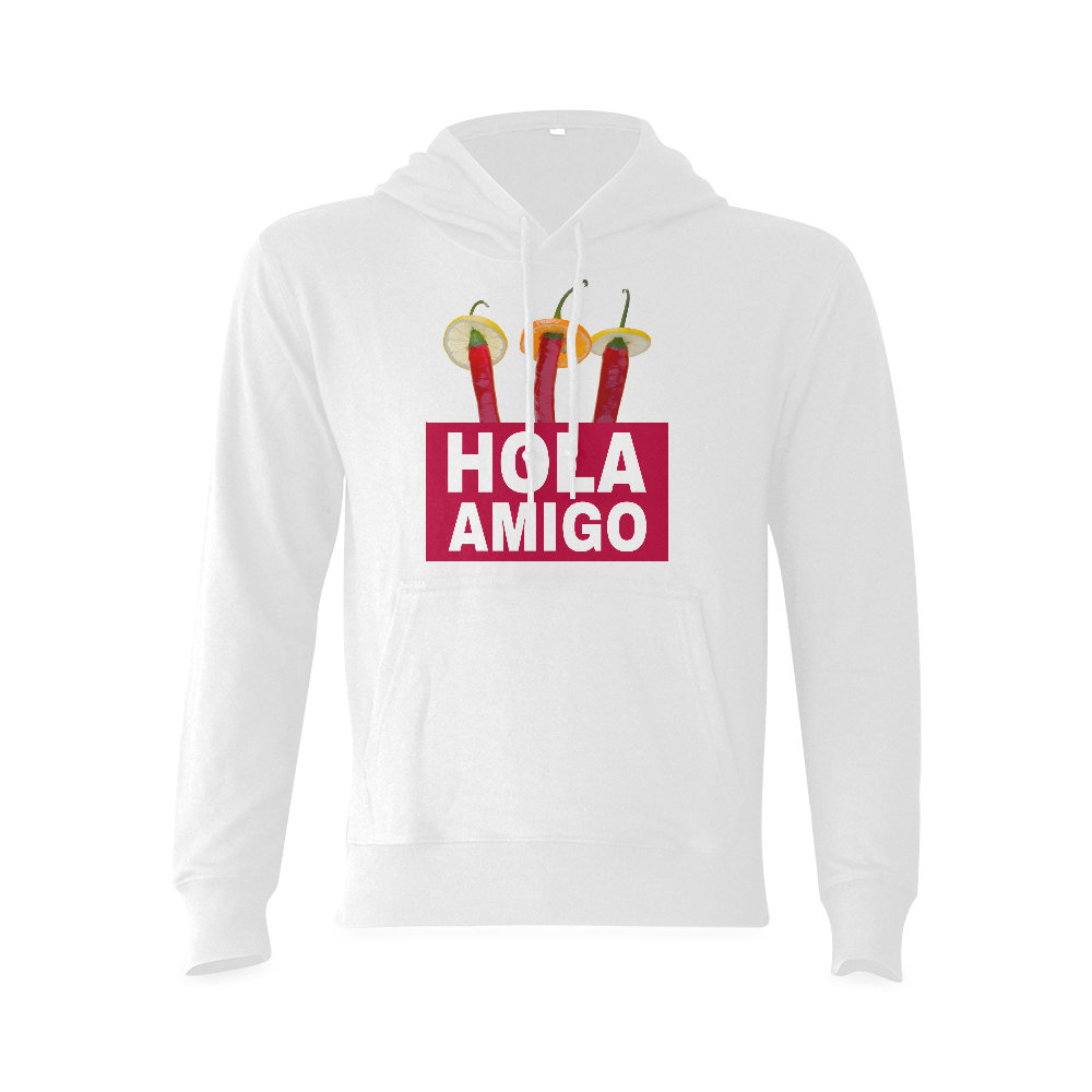 Hola Amigo Three Red Chili Peppers Friend Funny Oceanus Hoodie Sweatshirt (NEW) (Model H03)