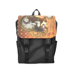 Steampunk, awesome steampunk horse Casual Shoulders Backpack (Model 1623)