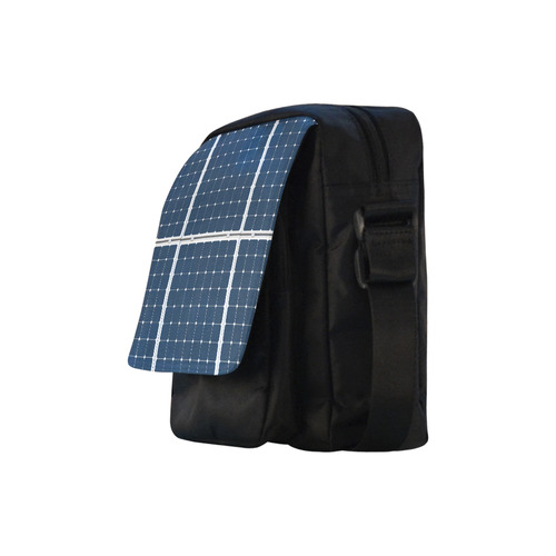 Solar Technology Power Panel Battery Energy Cell Crossbody Nylon Bags (Model 1633)