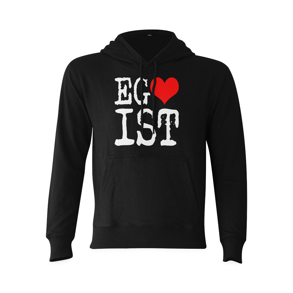 Egoist Red Heart White Funny Cool Laugh Chic Oceanus Hoodie Sweatshirt (Model H03)