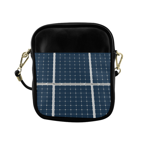 Solar Technology Power Panel Battery Energy Cell Sling Bag (Model 1627)